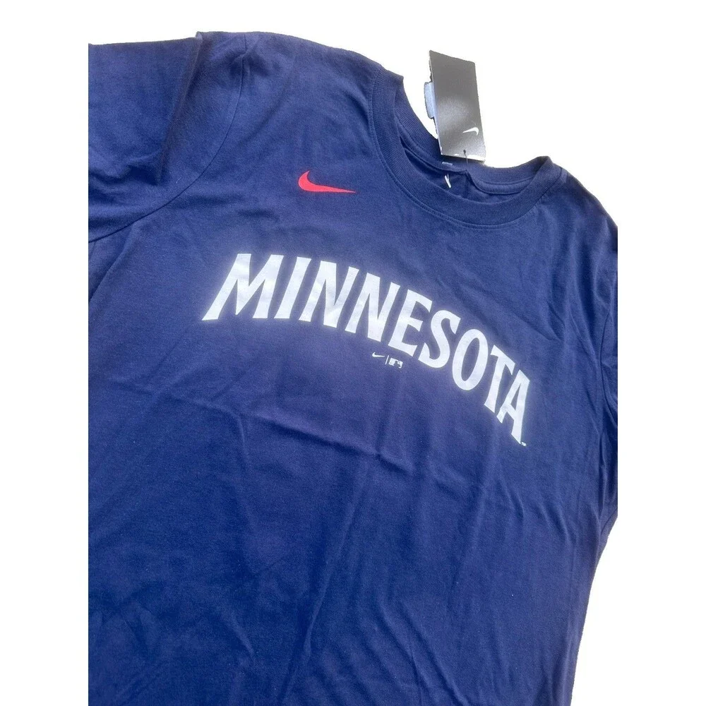Nike Minnesota Twins Jose Miranda #64 MLB Player T Shirt Men’s XL NWT Navy